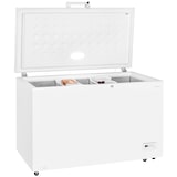 thumbnail of Exquisit Gefriertruhe GT400-HE-041E weiss | 371 l Nutzinhalt | 4*-Gefrieren | Schnellgefrieren | 2-in-1 Gerät | Rollen