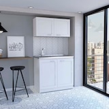 thumbnail of Set de Cocina Zurich, con Mueble Inferior y Superior Blanco