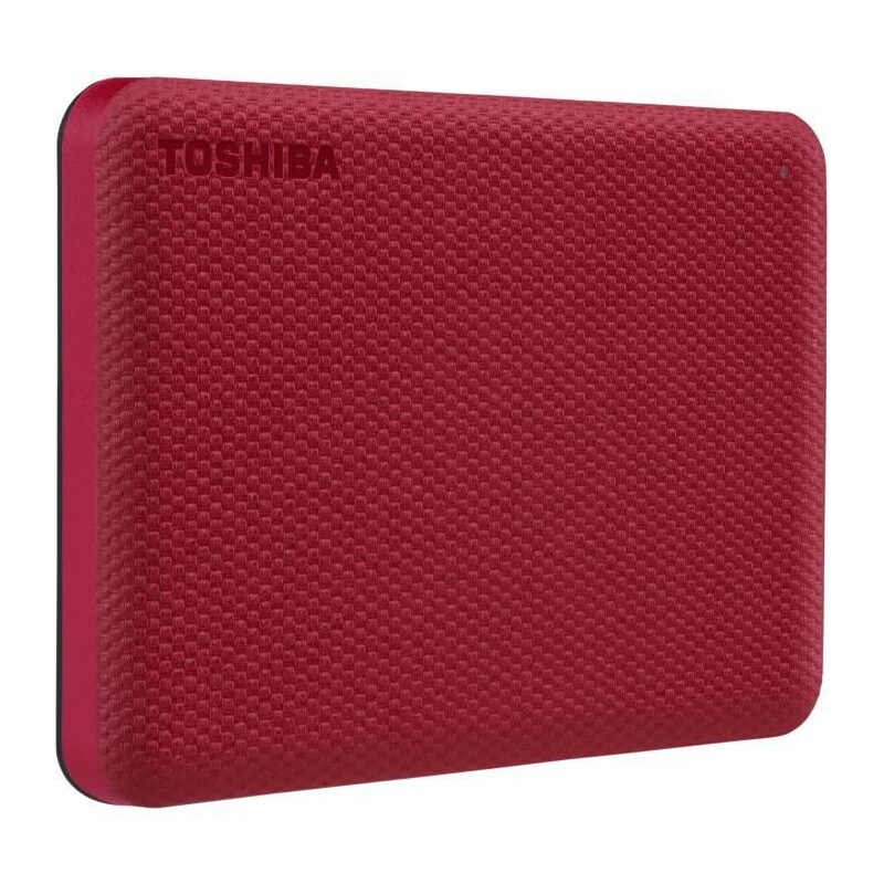 Disque Dur Externe - Toshiba - Canvio Advance - 4 To - Rouge