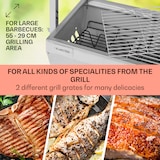 thumbnail of Sauenland Mini Rotisserie-Grill Drehspieß 4W 12kg max. Edelstahl Silber-Metallic