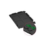 thumbnail of PROREGAL SuperSparSet 8x Eurobox NextGen Grip mit Scharnierdeckel & grünen Verschlüssen, HxBxT 22x30x40cm, 20L, Schwarz, Griffe zu, Eurobehälter