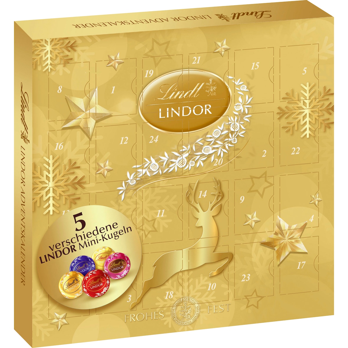 Lindt Adventskalender LINDOR 109g
