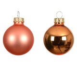 thumbnail of 16 Weihnachtskugeln Glas 3,5cm matt & glänzend Christbaumkugeln Weihnachtsbaumkugeln Klein Christbaumschmuck Weihnachtsbaumschmuck Mini Warmorange