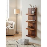 thumbnail of Wandregal 30x80x10 cm Sheesham Massivholz Hängeregal Modern Schwebend, Großes Design Schweberegal, Regal Hängend Wohnzimmer, Bücherregal