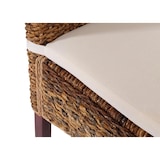 thumbnail of Lote de 2 sillas de comedor silla de mimbre M69 silla BALI mimbre plátano ~ light, con cojín