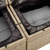 thumbnail of vidaXL Garten-Sofa-Set mit Kissen mit Kissen 12 pcs Beige und Hellgrau