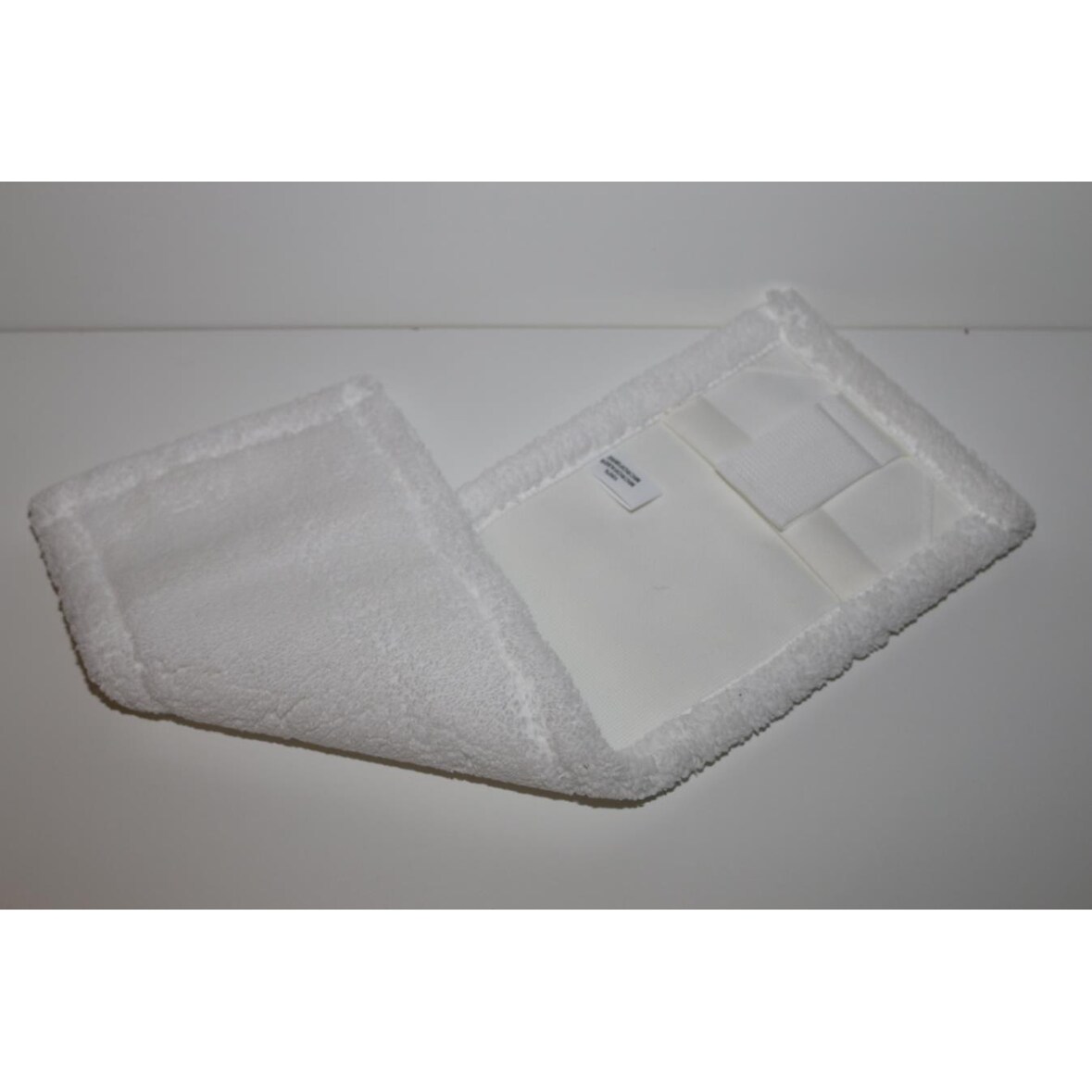 CleanSV® Laschenmop Mikrofaser 40 cm weiß mit Lasche und Tasche