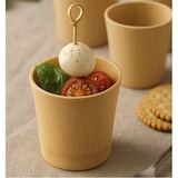 thumbnail of MONOUSO - Wiederverwendbarer Bambusbecher für Fingerfood 8,4x9,2x9cm (12 Stück)