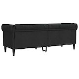 thumbnail of vidaXL Chesterfield-Sofa 3-Sitzer Schwarz Stoff