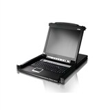 thumbnail of ATEN CL5708M 43cm LCD KVM Switch, USB-PS/2,VGA, 8 Port, CH-Layout