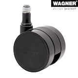 thumbnail of WAGNER Bürostuhlrollen 5tlg. DESIGN - Ø 50 mm, intervallgebremst, Steckstift, Tragkraft je 50 kg - DE Ware - 02173561