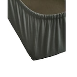 thumbnail of Jersey Spannbettlaken für Wohnmobile Heckbett 3-teilig 2 Längsbetten + 1 Mittelteil Grau