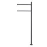 thumbnail of ML-Design Briefkastenständer Edelstahl Anthrazit – Pulverbeschichteter Rundständer 120 cm, freistehend, Halterung für Wandbriefkasten, stabil &