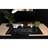 thumbnail of Exacompta 29141E Flexible Schreibunterlage Home Office, aus zweifarbigem Kunstleder (Polyurethan),weich und widerstandsfähig, 40 x 80 cm, schwarz/rot