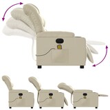 thumbnail of vidaXL Massagesessel Elektrisch Creme Kunstleder