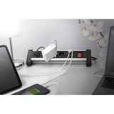 thumbnail of Digitus 4-fach Office-Steckdosenleiste mit 2x USB-Anschlüssen