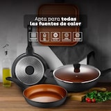 thumbnail of San Ignacio - Sartén antiadherente Ø24cm Bronze