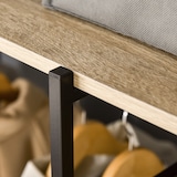 thumbnail of Perchero de Ropa Perchero de Madera con 4 Estantes de Almacenaje y Barra para Colgar Carga 30 kg para Dormitorio Salón Entrada 100x46x170,5 cm
