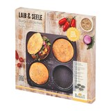 thumbnail of Birkmann Laib & Seele Burger Brötchen-Blech perforiert 4-fach Ø 12 cm - A