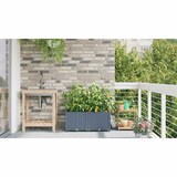 thumbnail of vidaXL Gartenpflanzer Hellgrau 80 x 40 x 37.5 cm Stahl