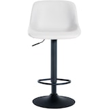 thumbnail of Conjunto de 2 bancos de bar Loft branco/couro sintético