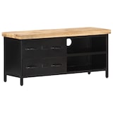 thumbnail of vidaXL TV-Schrank 90x30x41 cm Raues Mangoholz