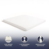 thumbnail of Topper matrimoniale 160x190 Memory Foam Puro | Altezza 5 cm | Traspirante e Anallergico