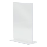 thumbnail of Securit® Porta-cartaz transparente A6 - Vertical - Acrílico - Dupla face