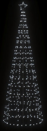 thumbnail of vidaXL LED-Weihnachtsbaum mit Erdspießen 570 LEDs Kaltweiß 300 cm