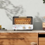 thumbnail of HOMCOM Fornetto Elettrico 12L con Temperatura Regolabile Bianco e Oro