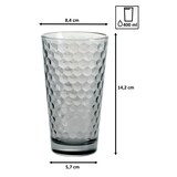 thumbnail of Ritzenhoff & Breker Favo Longdrinkglas 400 ml grau 6er Set