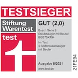 thumbnail of Bosch BGB75X494 Staubsauger mit Beutel, 650 W, für