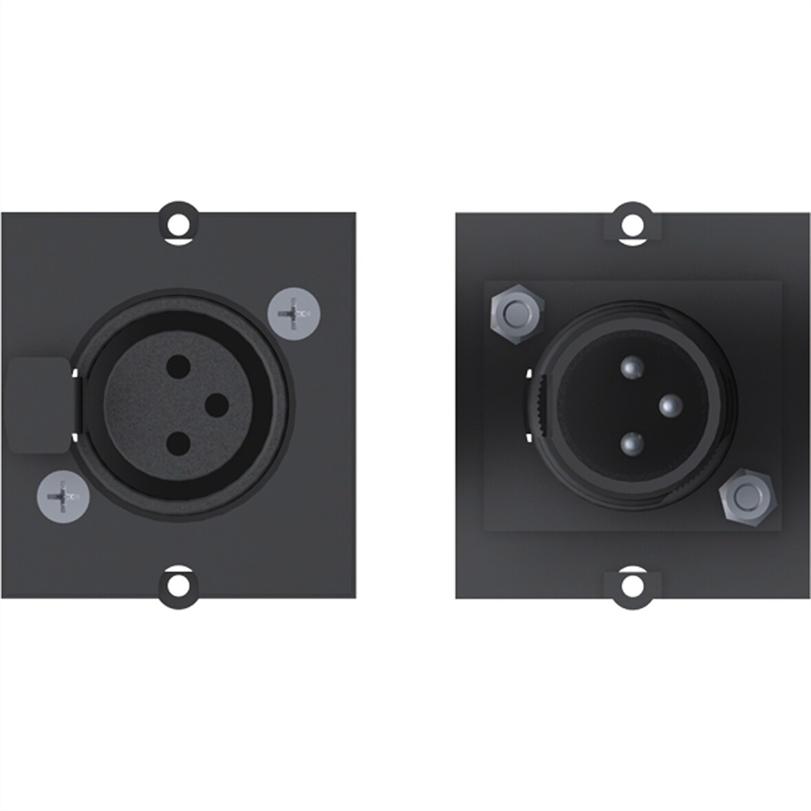 BACHMANN Rahmen XLR 3-polig BAM-3