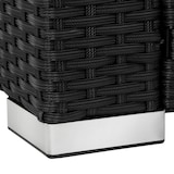 thumbnail of tectake Conjunto de rattan Lignano com 2 poltronas  Preto