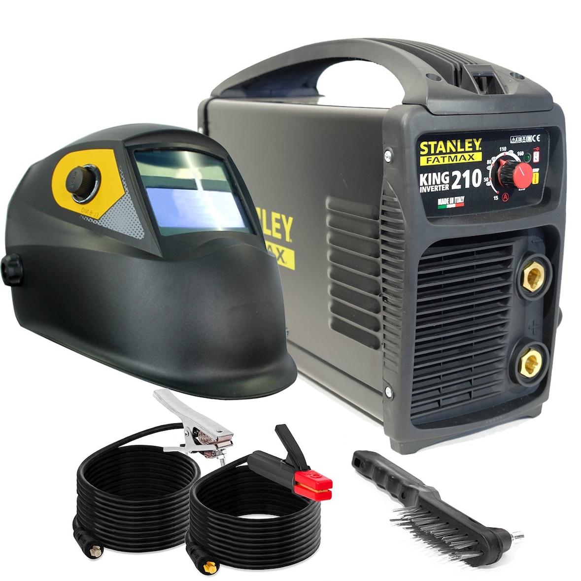 200 Amp MMA 100% CONTINUOUS + TIG + Stanley Automatic 9/13 motorkap lasmachine STANLEY FATMAX