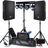 thumbnail of Pack Sono BM SONIC Ampli 2000W, Enceintes Passives 2x700W, Pieds, Table de Mixage, Portiques 8 Lumières Xperformer+Clé 32G