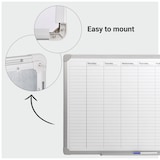 thumbnail of DESQ | Weekplanner | Magnetisch | Aluminium Frame| 60 x 90  cm