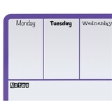 thumbnail of Organizador semanal magnético NOBO 140X360 mm, violeta.