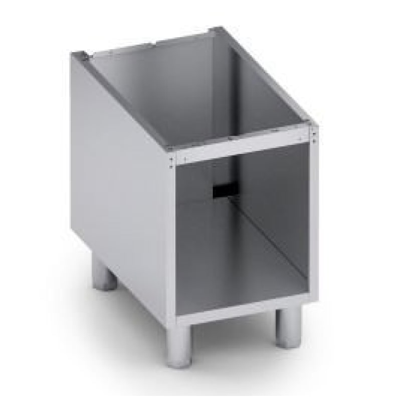 Support inox professionnel 400 x 610 mm pour appareil à poser – pieds réglables