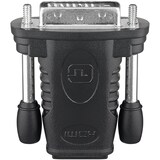 thumbnail of Goobay 68482 HDMI™/DVI-D Adapter, vernickelt, 1 Stk. im Plastikbeutel, Schwarz - HDMI™-Buchse (Typ A) > DVI-D-Stecker Dual-Link (24+1 pin)