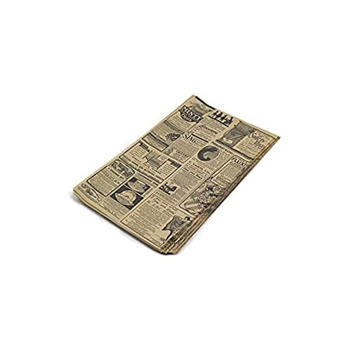Hostelnovo - 100 uds de Papel kraft Basket 32 x 20 x 3 cm
