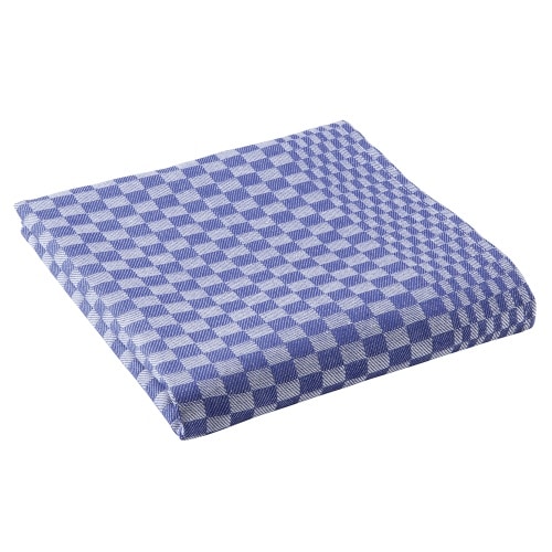 Touchon/Grubentuch, blau/grau; VE=5 Stk. : blau / grau kariert : 100% Baumwolle 120 g/Stück