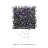 thumbnail of Bonerva | Jardín Vertical Buxus Lavanda | Pack 4 Piezas 50x50cm (1m²) | Planta artificial decoración oficina, hotel, restaurante| MAL1203