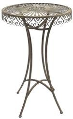 thumbnail of DanDiBo Stehtisch Garten Metall Antik 130414 Tisch H-106 cm D-65 cm Gartentisch Bistrotisch Bartisch