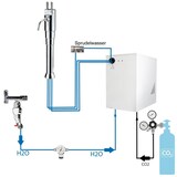 thumbnail of Tafelwassergerät BieTal BT-30U Kühlung 3-Wege Zapfstelle Schanksäule mit Hebel