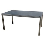 thumbnail of METRO Professional Mesa de comedor, acero inoxidable/vidrio cerámico, 160 x 90 x 74 cm, rectangular, gris/negro