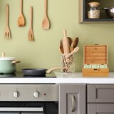 thumbnail of Relaxdays Teebox Bambus, 6 Fächer, 72 Teebeutel, Teedose mit Klappdeckel, Aromaschutz, HxBxT 9,5 x 22 x 18,5 cm, natur