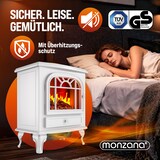 thumbnail of MONZANA® Elektrokamin mit Heizung LED 2000W weiß