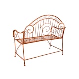 thumbnail of Gartenbank RAGNA - 112cm Breit, Stahl, Rostbraun | Terrassenbank Wetterfest Sitzbank Outdoor Bank