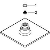 thumbnail of Grohe Kopfbrause EUPHORIA CUBE 152 152x1